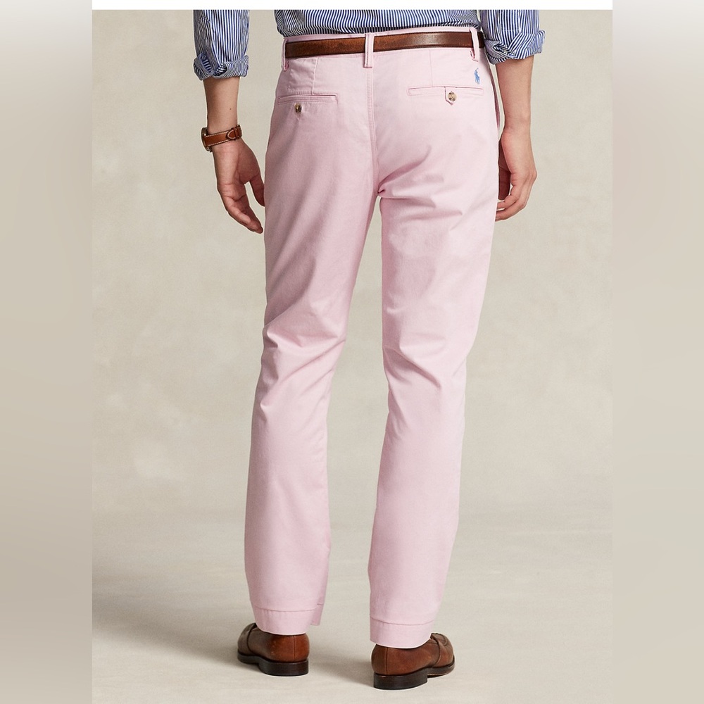 Polo Ralph Lauren Men's Straight-Fit Washed Stretch Chino Pants - Picture 2 of 7